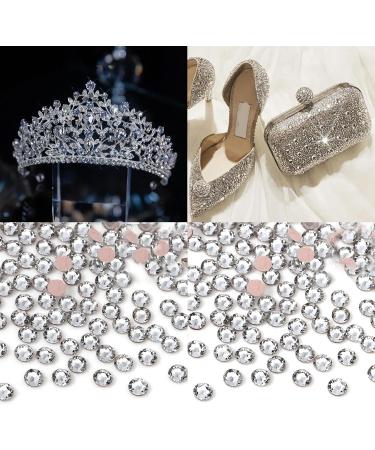 FEIlei Flatback Glass Nails Rhinestones Nail Art Decoration Gems Manicure Accessories - Buy Online on GoSupps.com
