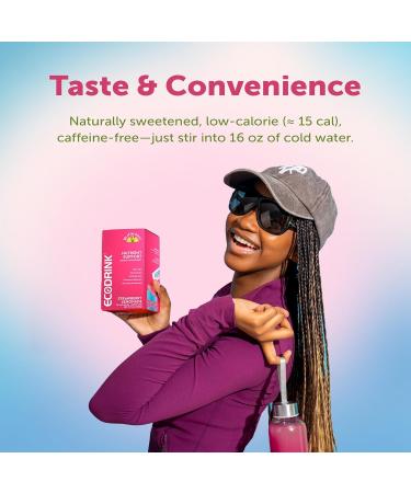 Eco Drink Nutrient Support Packets Fruit Punch Naturally Sweetened Multivitamin Electrolyte Mix with Aloe 24 Stick Packs/Box 0.25 Oz Ea by Lily of The Desert Fruit Punch 24 Count (6 Ounce) - Buy Online on GoSupps.com