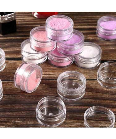 Proleo 100pcs 5G Sample Containers - Ideal for Cosmetics Lip Balm Ointments & Jewelry - Secure Screw Cap - White - Buy Online on GoSupps.com