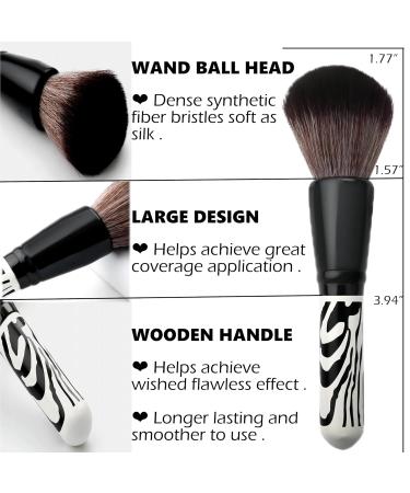 Travel Makeup Brush Blending Set - Foundation Concealers Eye Shadows & Mirror Kits for Flawless Application | International Shipping Available - Buy Online on GoSupps.com