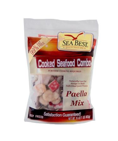 Sea Best Cooked Seafood Combo, 16 Ounce (Pack of 12)
