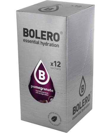 Bolero Drinks Pomegranate 12-Pack | Sugar-Free Pomegranate Drink Mix | Refreshing Hydration - Buy Online on GoSupps.com