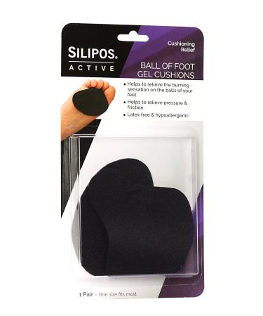 Silipos Active Ball of Foot Gel Cushions - Ultimate Comfort & Pain Relief for All-Day Wear | International Shipping Available - Buy Online on GoSupps.com