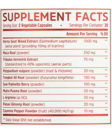 ZHOU NUTRITION Horny Goat Weed Supplement - 60 CT - Buy Online on GoSupps.com