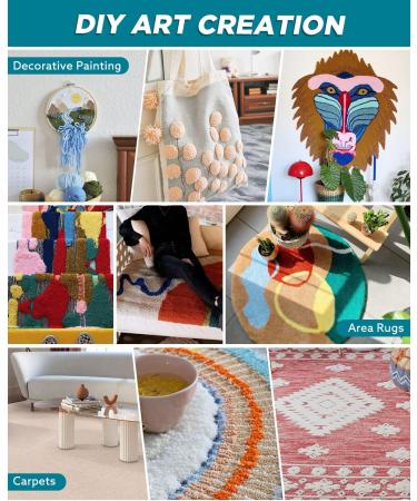 Tufting Gun  Carpet Weaving Machine  2 in 1 Cut and Loop Pile Electric Tufting Gun  5-45 Stitches/s High Speed Rug Gun  4-19mm Adjustable Pile Height  Hand Tufting Gun for Handmade DIY Black - Buy Online on GoSupps.com