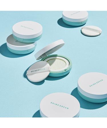 BRING GREEN Tea Tree Tone-up Sun Cushion SPF 50 | Zinc Oxide Sunscreen for Sensitive Skin | Redness Relief & Sebum Control - Buy Online on GoSupps.com