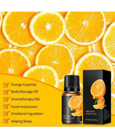 Orange Oil - Sweet Orange Essential Oil for Massage Diffuser Skin Hair & Candle Making - Buy Online on GoSupps.com