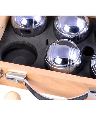 Engelhart Triplet Boule Balls Set - 6 Premium Balls in Beautiful Wooden Case for 2 Players - Ideal for International Shipping - Buy Online on GoSupps.com
