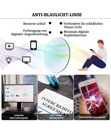 ZONLON 6 Pack Reading Glasses for Men & Women - Blue Light Filter Lightweight Anti-Fatigue Reading Aid (3.5x) - Spring Hinges - International Shipping Available - Buy Online on GoSupps.com