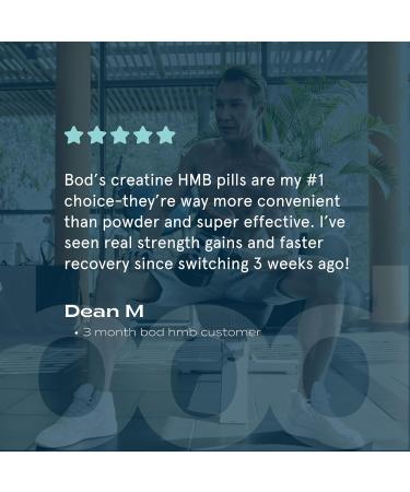 Goba Tea BOD Creatine HMB Capsules Creatine Monohydrate Powder with HMB for Muscle Growth Increased Strength Energy and Performance - No Bloat No Load Unflavored Vegan 150 Capsules 30 SVG - Buy Online on GoSupps.com