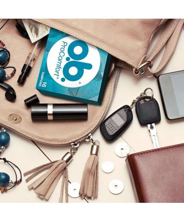 PROCOMFORT Normal Tampons - Dynamic Fit Technology & SULKTOUCH Surface for Ultimate Comfort | 16 Pack - International Shipping Available - Buy Online on GoSupps.com