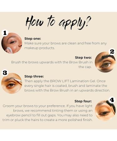 Gosh Brow Lift Lamination Gel - Vegan Colorless Long-Lasting Eyebrow Styling for Flawless Salon Effect | Perfume-Free & Allergy-Friendly - Buy Online on GoSupps.com