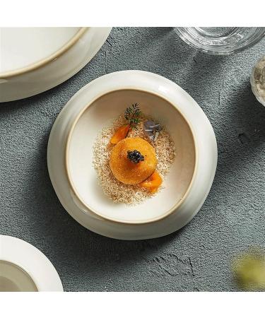  Kitchen Dinner Plates Sets Ceramic Serving Plate Home Pasta Plate Dessert Plate Snack Bowl Cake Bowl Salad Bowl Appetizer Plate Kitchenware Ceramic Flat Plates Set (Size : 8inch) - Buy Online on GoSupps.com