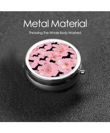 French Bulldog Flowers Mini Pill Box | 3 Compartment Travel Organizer | Portable Pill Case for Home & Office - Buy Online on GoSupps.com