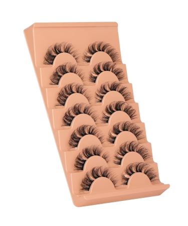 Cluster Natural Lashes D Curl Wispy Individual Strips False Eyelashes - Eefofnn DIY Lash Extensions Multipack - Buy Online on GoSupps.com