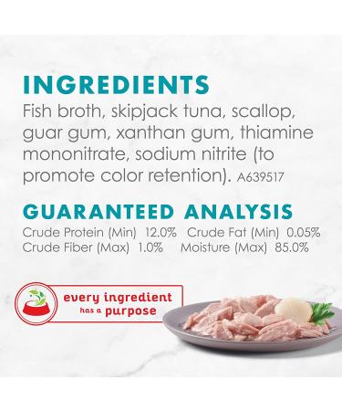 Purina Fancy Feast Appetizers Adult Gourmet Wet Cat Food - Light Meat Tuna & Scallop, 1.1oz (Pack of 10) - Buy Online on GoSupps.com