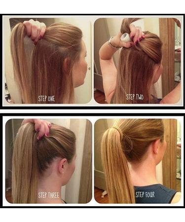 Pack of 3 Voluminous Ponytail Hair Ties - Easy & Quick Style International Shipping Available - Buy Online on GoSupps.com