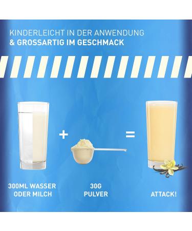 Body Attack 100% Whey Protein Vanilla 2x900g - Extra Creamy Hydrolysate & BCAA - Supports Muscle Building & Diets for Athletes - Made in Germany - Buy Online on GoSupps.com