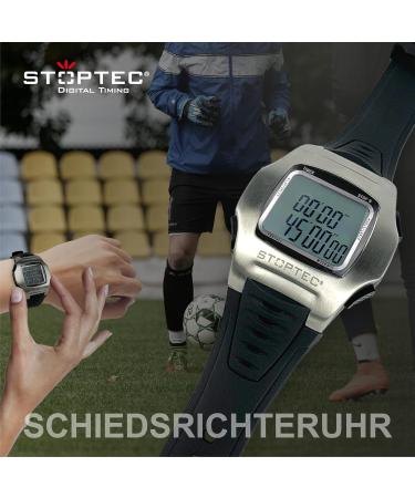 Stoptec RW-100 Referee Watch | 1-99 Minute Timer | Play Time Interruption | Clock & Alarm | 10 Memory Functions - Shop Internationally - Buy Online on GoSupps.com