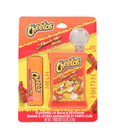 FLAMIN HOT CHEETOS LIP BALM KEYCHAIN