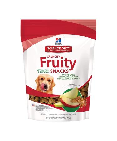 Hills Natural Fruity Snacks for dogs: Apples & Oatmeal + Cranberries & Oatmeal Crunchy Dog Treats