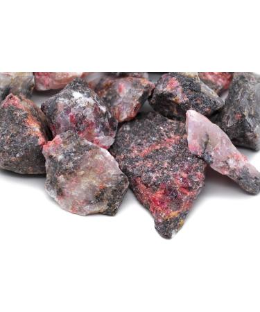 Buy Lavisa Premium Healing Stones Set - 100% Natural Gemstones for Water Treatment & Decoration | Rhodonite Gem Water Mixture - Buy Online on GoSupps.com