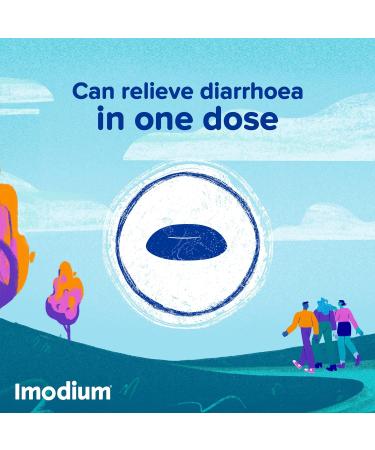 Imodium Instants - Fast Dissolving Tablets for On-The-Go Diarrhoea Relief in Under 1 Hour 6 Count (Pack of 2) 6 Count (Pack of 2) Instants - Buy Online on GoSupps.com