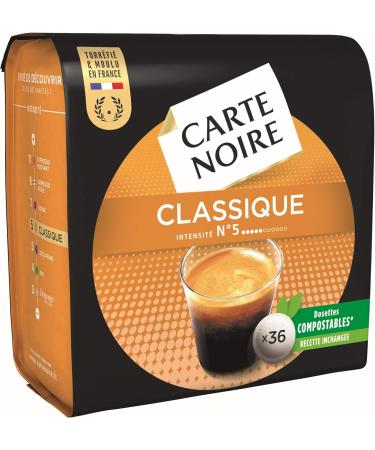  Carte Noire Carte Noire Classic No. 5 Senseo Compostable Coffee Pods 10 Packs of 36 Soft Pods (360 Pods) - Buy Online on GoSupps.com