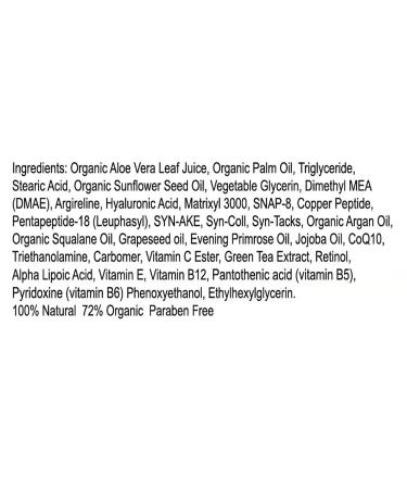 Magic Night Cream-No Needle Alternative-Best Argireline Peptides Overnight Firming Cream-Argireline Matrixyl 3000 SNAP-8 Pentapeptide-18 (Leuphasyl) SYN-AKE Copper Peptide Syn-Coll Syn-Tacks 4 Count (Pack of 1) - Buy Online on GoSupps.com