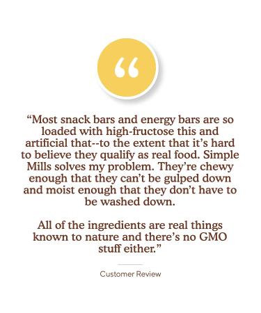 Simple Mills Almond Flour Bars - Peanut Butter Chocolate Chip | 5 Soft Baked Bars (1.19 oz Each) - Buy Online on GoSupps.com