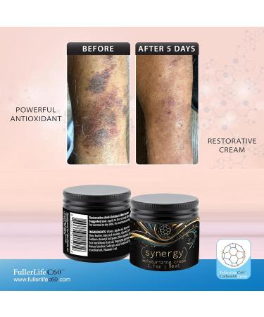 Restorative Antioxidant Cream C60 Synergy - Best Anti-Aging Body Cream for Skin Protection | Shop Internationally - Buy Online on GoSupps.com