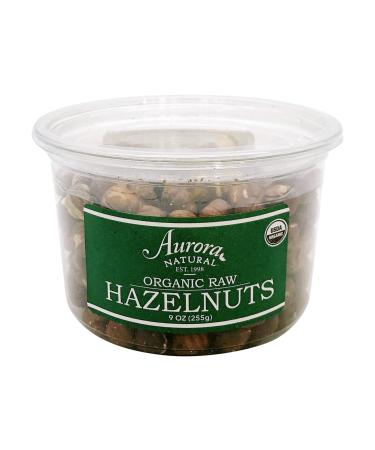 Aurora Products Organic Hazelnuts, 9 Ounce