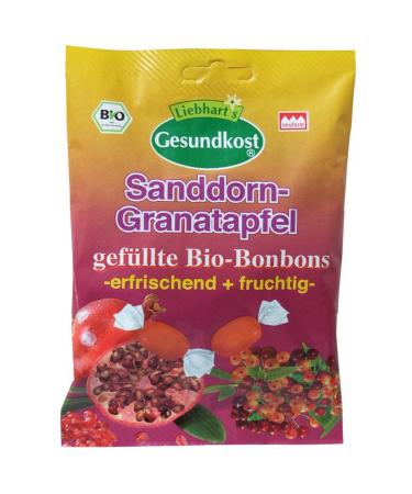 LIEBHARTS GESUNDKOST Organic Pomegranate Candy (100g)