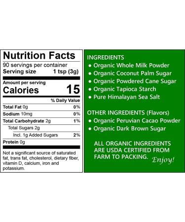 Realorganics PURE & SIMPLE Powdered Coffee Creamer - Certified Organic, rBST, GMO, Gluten, Chemical Additive, and Preservative Free - Classic Sweet Cream - Buy Online on GoSupps.com