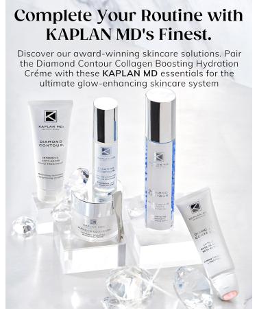 KAPLAN MD Diamond Contour Collagen Boosting Hydration Creme 6 in 1 Anti-Aging Moisturizer with Peptides Hyaluronic Acid & Crushed Diamonds Face Treatment Cream for Women 1.7 oz 1.7 Ounce (Pack of 1) - Buy Online on GoSupps.com