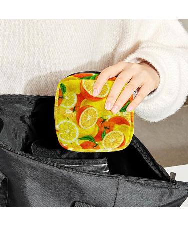Buy Anna Cowper Yellow Lemon Bandage Storage Bag | Portable Menstrual Cup & Tampon Holder for Women & Teens - Multicolored 1 Piece - Buy Online on GoSupps.com