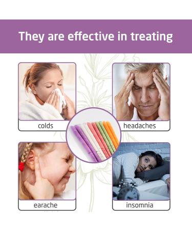Incutex 20x Wax Ear Candles - Various Fragrances & Colors | Ear Cones for Natural Ear Care - Buy Online on GoSupps.com