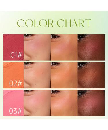 Multi-Use Makeup Blush Stick Beauty Solid Moisturizer Stick Waterproof Natural Nude Makeup Tinted Solid Moisturizer Stick for Eyes Lips Cheek (Rose red 30g) - Buy Online on GoSupps.com