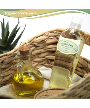 Dr Adorable 8 oz Hazelnut Oil - 100% Pure Natural Organic & Cold Expeller Pressed - International Shipping Available - Buy Online on GoSupps.com