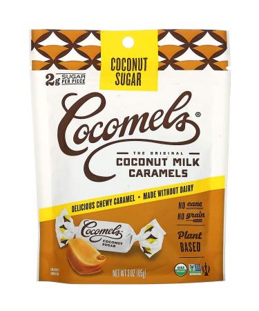 Cocomels Organic Coconut  Milk Caramels Coconut Sugar 3 oz (85 g)