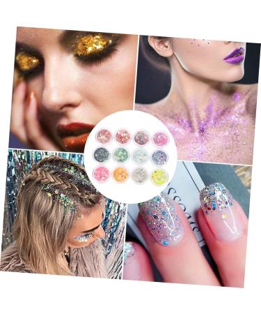  Didiseaon Didiseaon 24 Boxes of Glitter for Nail Glitter Makeup Liquid Shiny Eyeshadow Liquid Acrylic Nails Manicure Sequins Accessories Festival Makeup - Buy Online on GoSupps.com