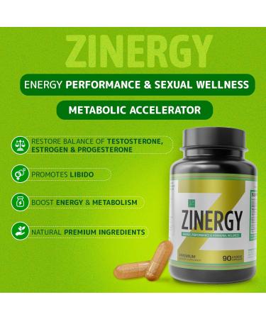 Dr. Zisman ZINERGY - All-Natural Energy & Performance Booster for Men & Women | Premium 60 Capsules - Buy Online on GoSupps.com
