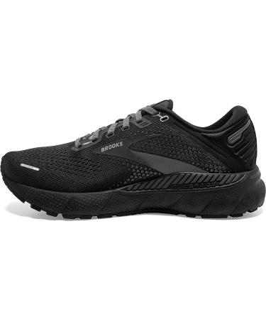 Brooks Women's Adrenaline GTS 22 Running Shoe - Size 9, Black/Ebony - Buy Online on GoSupps.com