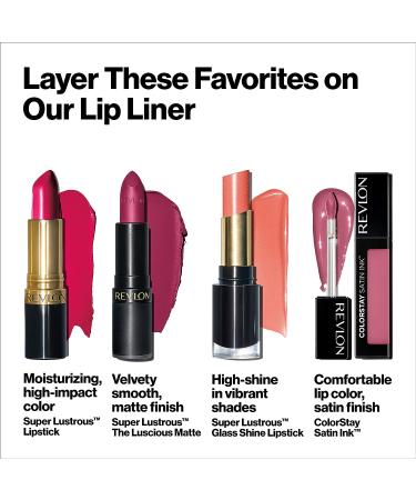 Revlon Colorstay Lip Liner in Blush 680 - Longwear Rich Lip Pencil with Sharpener for Smooth Application | 1 Count - Buy Online on GoSupps.com