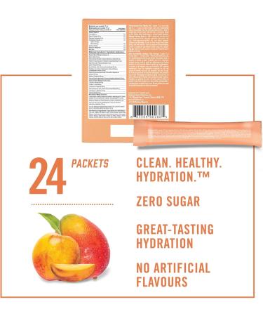 BioSteel Hydration Mix Great Tasting Hydration with Zero Sugar and No Artificial Flavours or Preservatives Peach Mango Flavour 24 Single Serving Packets - Buy Online on GoSupps.com