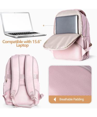 Fasrom Nurse Bag Backpack for Women | Pink Home Health Clinical Bag with Laptop Compartment, USB Charging Hole | Ideal for Nursing Staff & Medical Assistants | Empty Bag Only - Buy Online on GoSupps.com