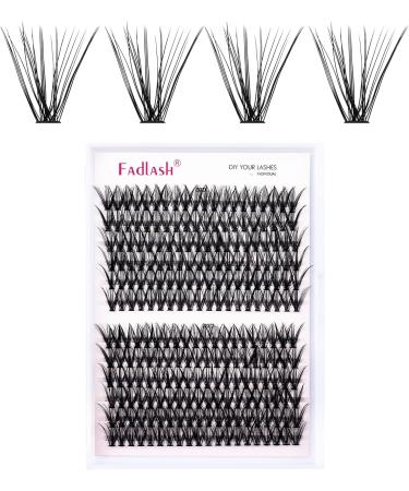 Durable 30D & 40D Cluster Lashes | 0.07 D Curl 16mm Extensions | 200Pcs for DIY Eyelash Extensions at Home - Buy Online on GoSupps.com