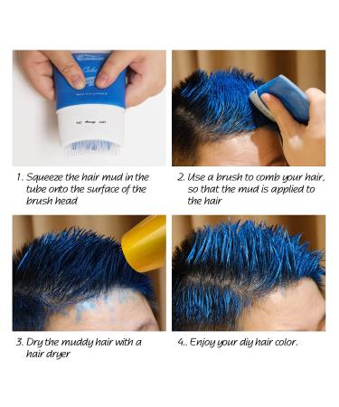 Comblor Temporary Hair Color Set - 5 Colors Hair Wax Dye for Kids, Ideal Gifts for Birthday & Holidays - Halloween, Christmas, Cosplay - 2.11 Fl Oz (Pack of 5) - Buy Online on GoSupps.com