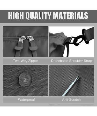 MOCARE Travel Duffel Bag for Women - Foldable Lightweight Gym Tote with Shoe Compartment (Black) - Buy Online on GoSupps.com