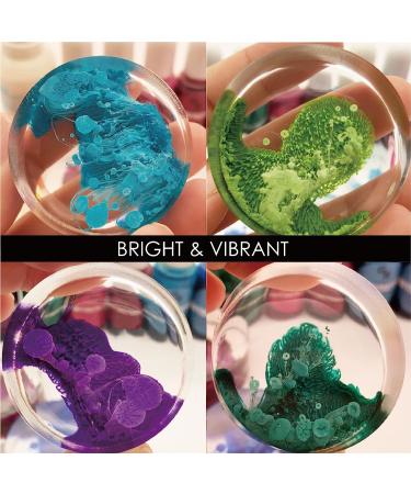 Alcohol Ink Set - 25 Colors Including White and Metallic Gold for Resin Art & Fluid Craft - Buy Online on GoSupps.com